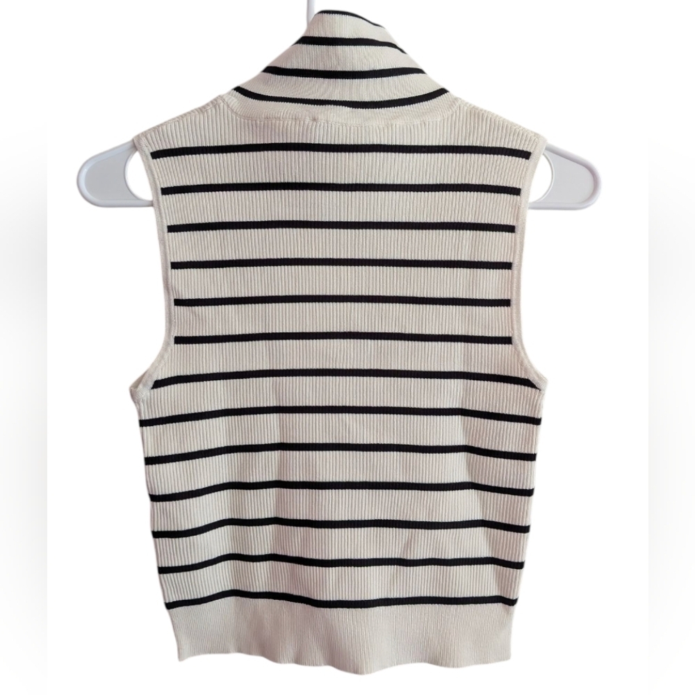 NWT Zara Women's Striped Sleeveless Top - Picture 3 of 8